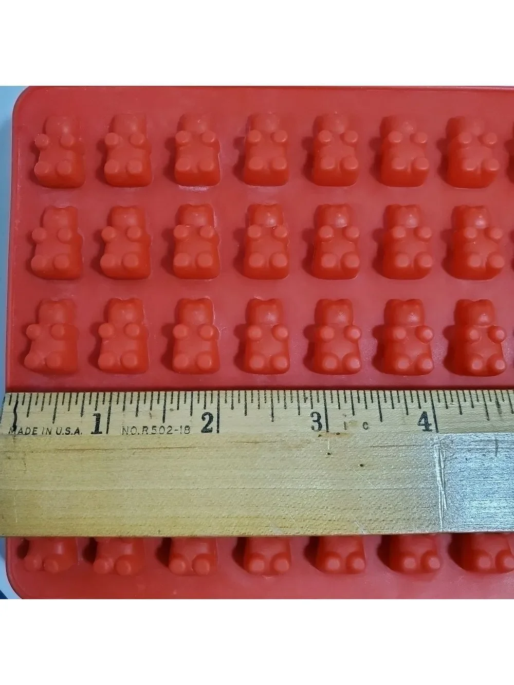 Lot of 3 mini bear gummy fish molds crafting ice cubes